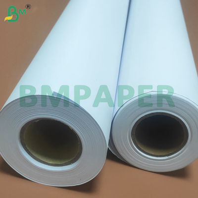 80gm Gran formato CAD Plotter Papel de impresión Rollos de papel 610mm*100m
