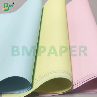 Imágenes negras de celulosa de madera 100% NCR Rollos de papel de copia para múltiples formas