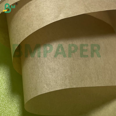 40gm 50gm Kit imprimible 7 de calidad alimenticia marrón Papel a prueba de grasa Resistente a la grasa para el embalaje de hamburguesas