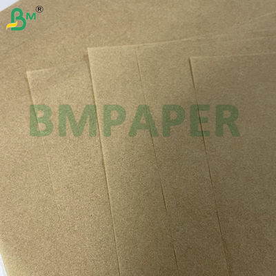 40gm 50gm Kit imprimible 7 de calidad alimenticia marrón Papel a prueba de grasa Resistente a la grasa para el embalaje de hamburguesas