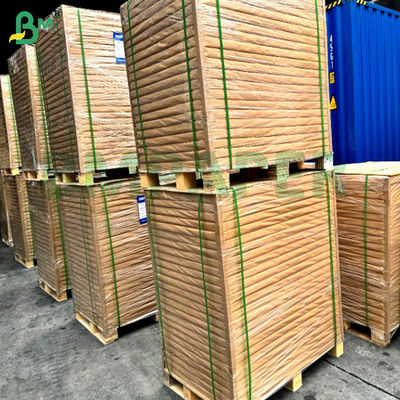 Papel Kraft de 60 gramos liso de un lado bruno brillante a rayas para embalaje de alimentos artesanía / bricolaje