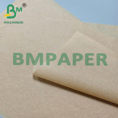 Papel de hamburguesa sin blanquear compostable para envasado de alimentos con aceite de 30 gm a 35 gm