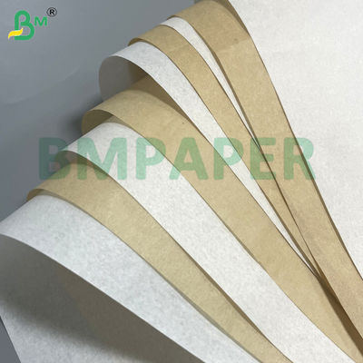 50gm 60gm Papel resistente al calor y a la grasa para el embalaje de alimentos grasos Marrón y blanco Kit3 Kit5 Kit7 Resistente a la humedad Reciclable