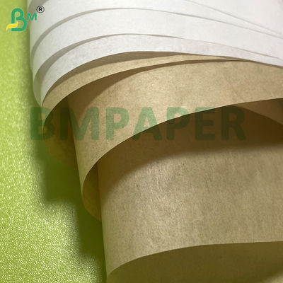 50gm 60gm Papel resistente al calor y a la grasa para el embalaje de alimentos grasos Marrón y blanco Kit3 Kit5 Kit7 Resistente a la humedad Reciclable