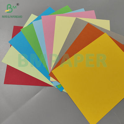 80gm 120gm Papel sin madera de color sin recubrimiento para arte Origami y notas adhesivas