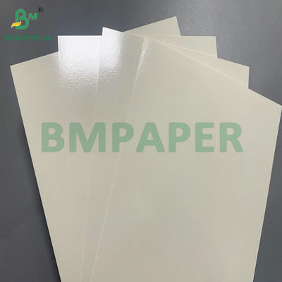 Papel blanco de 315 gm revestido de PET resistente al calor para la fabricación de contenedores de alimentos