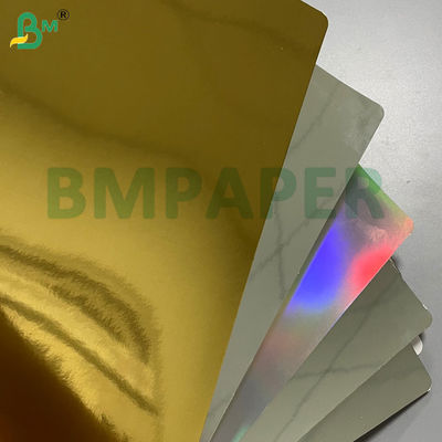 Cartulina metálica dorada/plateada de 240 g/m² y 250 g/m² con brillo metálico y resistencia al plegado, para cajas de regalo coloridas y embalaje de lujo