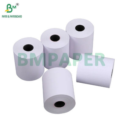 50gm 55gm 80x80mm ATM Rollo de papel térmico para el punto de venta bancario
