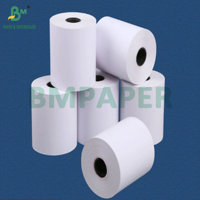 50gm 55gm 80x80mm ATM Rollo de papel térmico para el punto de venta bancario