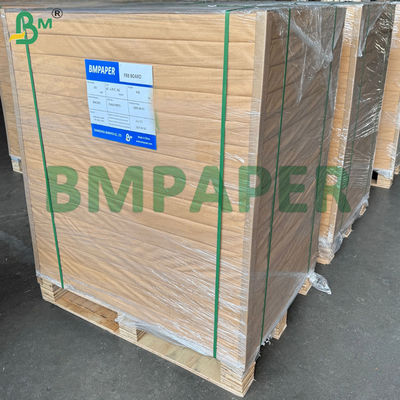 Papel Kraft poroso de alta resistencia al desgarro blanqueado sin blanquear Papel de saco semi-extensible
