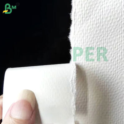 100g 110g Algodón Blanco Texturizado Durabilidad Secado Rápido Educación Artística Pintura Papel Acuarela