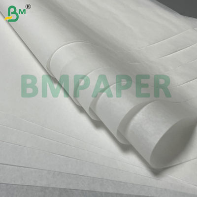 Papel de revestimiento de vidrio sin pelusa de alta translucidez blanco de 28 g/m² para protección electrónica de juntas industriales