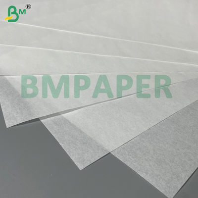Papel de revestimiento de vidrio sin pelusa de alta translucidez blanco de 28 g/m² para protección electrónica de juntas industriales