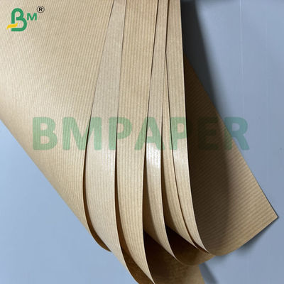 60 g 70 g Rollos de papel kraft reciclado de fibra larga con costillas para bolsas de alimentos 70 cm 80 cm