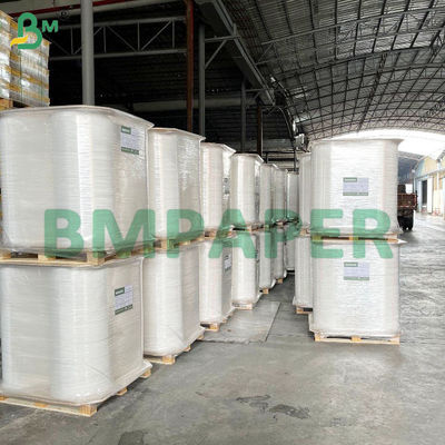 Rollos de papel de envolver blanco de 28 g/m² para pajitas desechables de grado alimenticio
