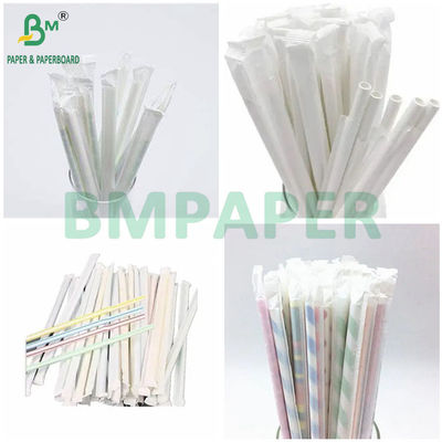 Papel de embalaje de paja seguro para alimentos de 24 gramos para envases desechables de paja