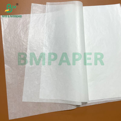 Papel blanco de cera resistente al aceite de 30 grs a 35 grs para embalaje de sándwiches hamburguesas