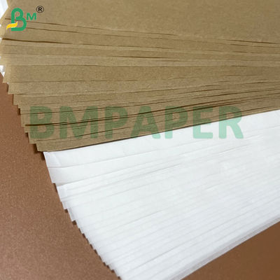 40 g de papel de horneado de silicona de color blanco marrón Kraft revestido con silicona para seguridad alimentaria