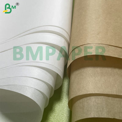 38g 45g Kit 7 Papel Kraft Liso para Alimentos, a Prueba de Grasa, para Empaquetado de Comida Rápida