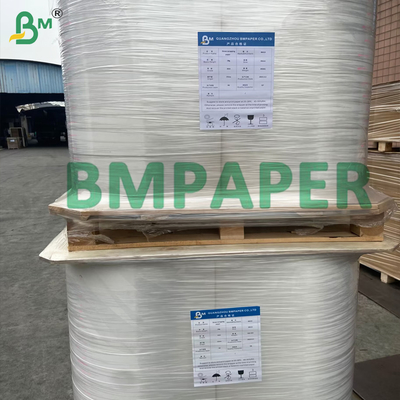 Papel blanco de grado alimenticio de 26 gramos para pajitas de beber envasado individualmente