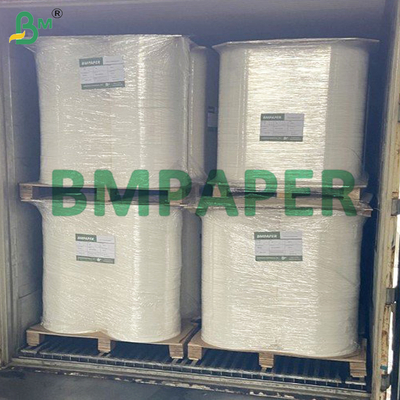 Papel blanco de grado alimenticio de 26 gramos para pajitas de beber envasado individualmente