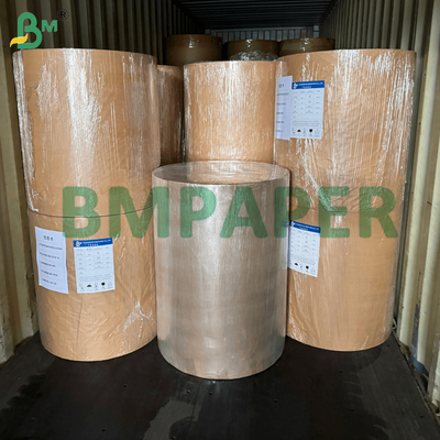 Rollo de papel base blanco duradero de una sola cara con revestimiento térmico de 70 g/m²