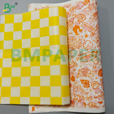 Rollos de papel encerado resistente a la grasa de 30 g/m² para envolver sándwiches