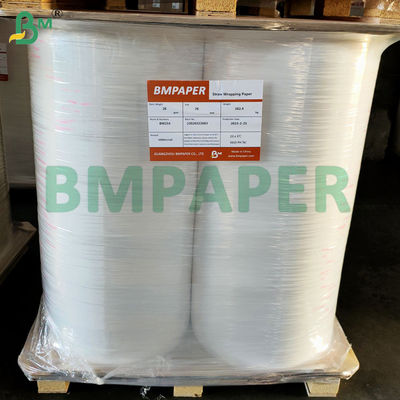 Papel de envoltorio para palillos blancos 24gsm - 30gsm, sellado fácil, grado alimenticio