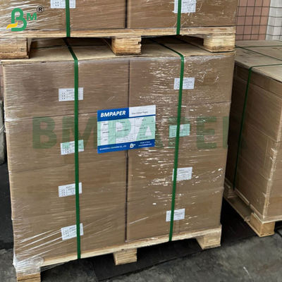 Rollos de corte de papel para envolver palillos de dientes de 26 g/m² color blanco/marrón kraft