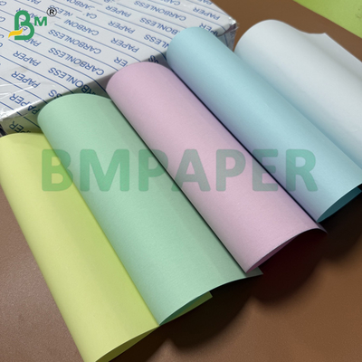 Papel de copia sin carbono de 60 gramos 65 gramos 8.5 x 11 pulgadas CFB CF Canario Color Papel CCP