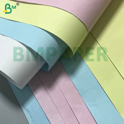 Papel de copia sin carbón de 60 g/m² y 65 g/m², 8,5" x 11", blanco / rosa / azul, para albaranes, facturas y recibos