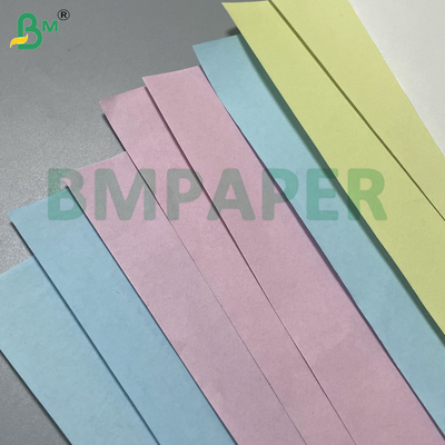 Papel de copia sin carbón de 60 g/m² y 65 g/m², 8,5" x 11", blanco / rosa / azul, para albaranes, facturas y recibos