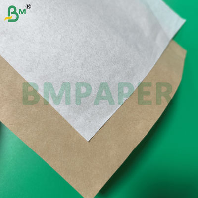 Embalaje de alimentos Papel a prueba de grasa 30gm - 80gm Kit blanco y marrón 7
