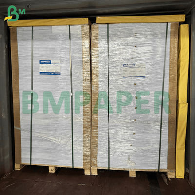 Papel ondulado de cara única de color blanco para acolchado de envases