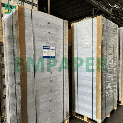 Papel ondulado de cara única de color blanco para acolchado de envases