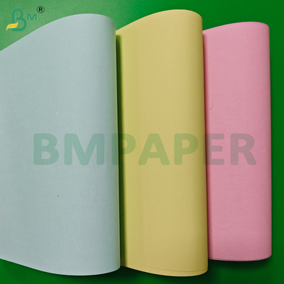Rollos de papel NCR de imagen clara blanco, rosa, verde, amarillo, 75 g/m² y 80 g/m²