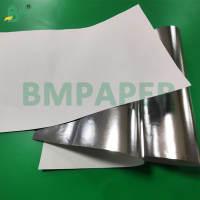 Papel de aluminio plateado de grado alimenticio de 56g 70g para envolver hamburguesas 760mm
