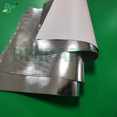 Papel de aluminio plateado de grado alimenticio de 56g 70g para envolver hamburguesas 760mm