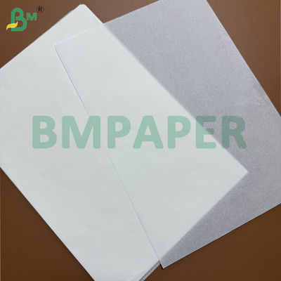 50gr Papel Blanco Resistente a la Grasa para Kit de Empaquetado de Mantequilla 7 1000mm 1100mm Ancho de Rollo