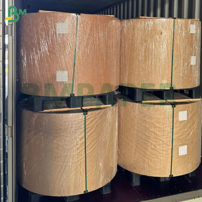 Papel kraft marrón duradero para cemento de 75 g/m² y 80 g/m² para bolsas de embalaje de 70 cm y 80 cm