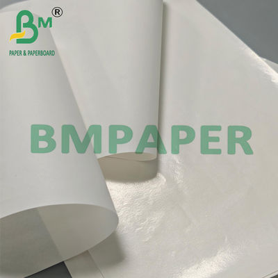 35-70gm Papel Kraft blanco recubierto en PE impermeable 500x700mm para embalaje de cajas de alimentos