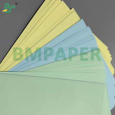 55gm A4 Hojas de papel de copia sin carbono CB Blanco CF Color NCR Papel, imagen azul