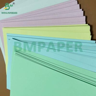 Hoja de papel NCR autocopiativo CB blanco de 80 g/m² y CF amarillo de 56 g/m² 22" x 34"