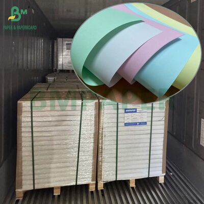 Hoja de papel NCR autocopiativo CB blanco de 80 g/m² y CF amarillo de 56 g/m² 22" x 34"