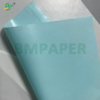 60g 62g 65g Papel Glassine Blanco Azul Resistente al Plegado Para Papel Base de Etiqueta Adhesiva