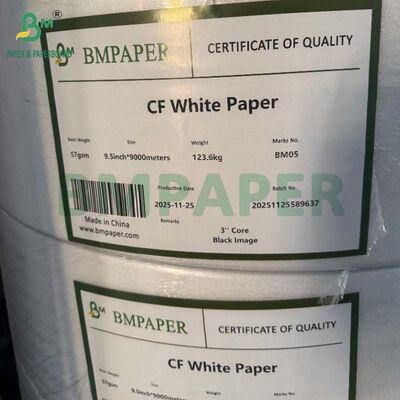 Papel Copiativo sin Carbón de Tinta Negra de Buena Intensidad de Imagen 52gsm 55gsm 58gsm