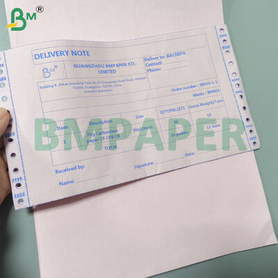 Papel autocopiativo regular de 20 lb, 8.5" x 11", papel NCR multicolor