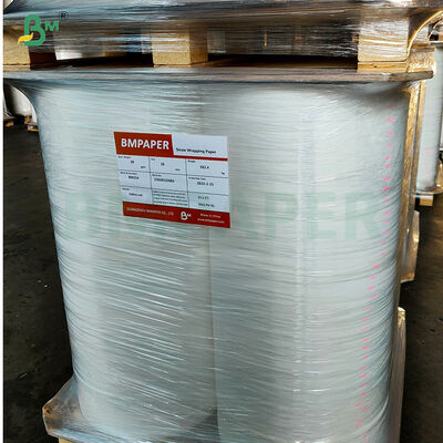 Pajitas para beber de color blanco de 24g 28g, envueltas en papel de 30mm 32mm 35mm