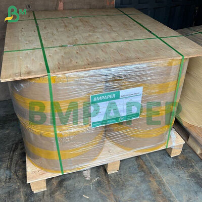 Papel Kraft revestido de PE impermeable, blanco, sellable por calor, de calidad alimentaria