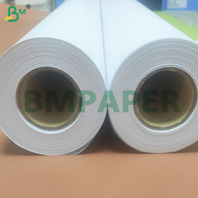 20 libras 2 pulgadas 3 pulgadas Core Tamaño CAD Plotter Rolls de papel 610mm * 46m